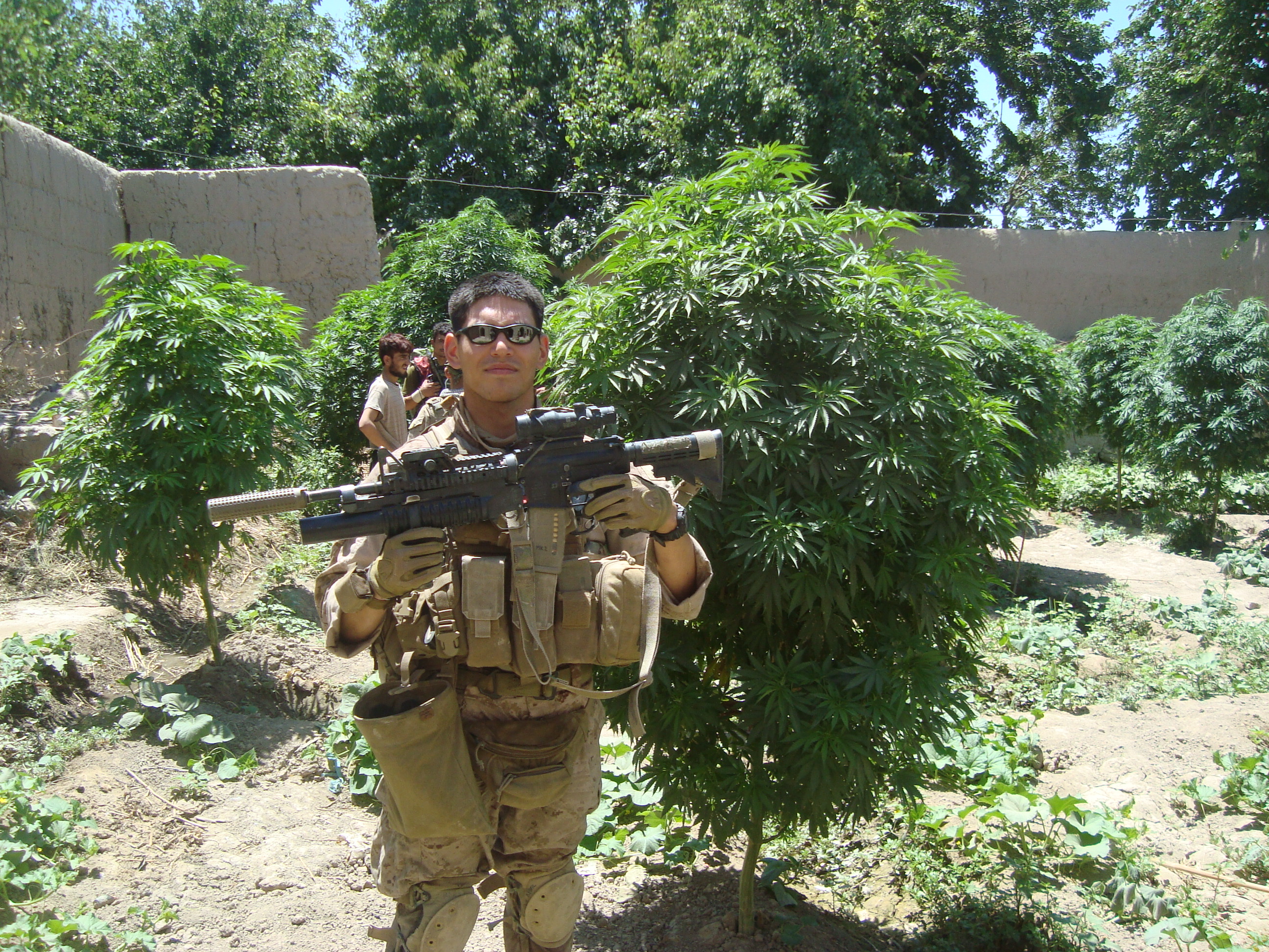 Michael Keevil on patrol, Helmand Province, Afghanistan