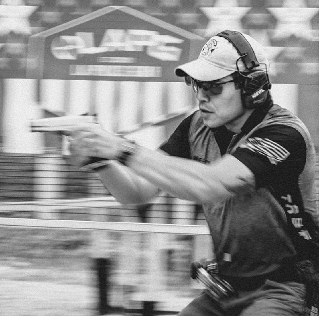 Competition pistol shooting